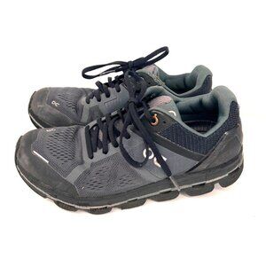 On Cloud Womens Swiss Engineering Shoe 6.5 Black Running Sneaker Athletic
